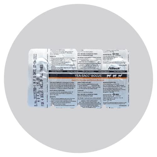 Generic Altech Yea Sac Bolus- 1 strip of 4 tablets - Pack of 4