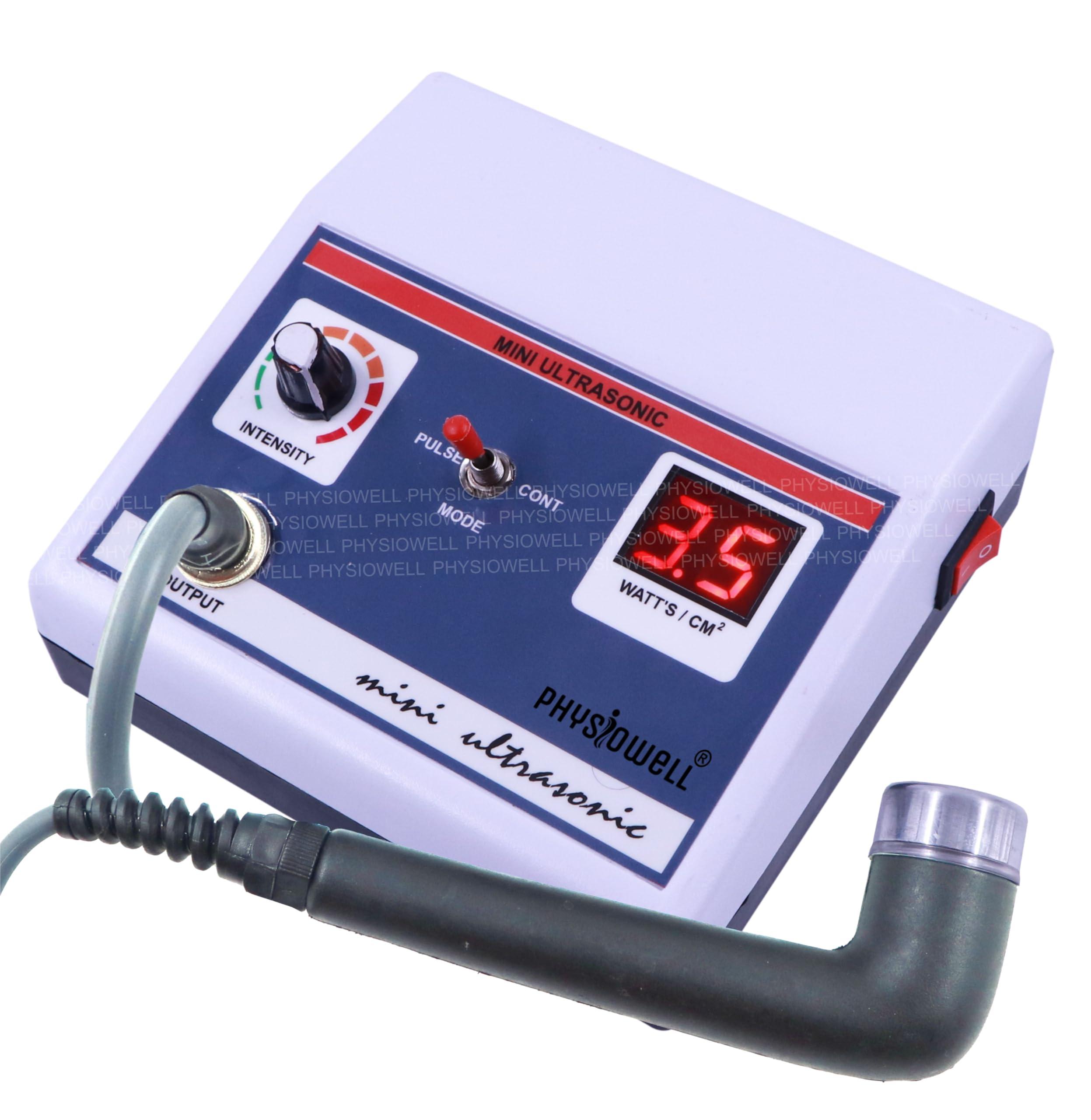 Physiowell Physiowell Mini Ultrasonic Machine Ultrasound New Professional Corded Electric for Physiotherapy, Off-white