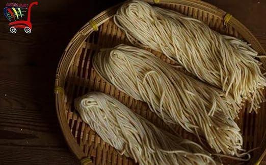 SHRIHAN MART SHRIHAN MART Kolkata Special Super Thin Chowmein (4.5Kg) | Noodles | Thin Chow Vegetarian Noodles Exclusive Chowmein Packet (Pack Of 9, Each Pack 500 Gram)