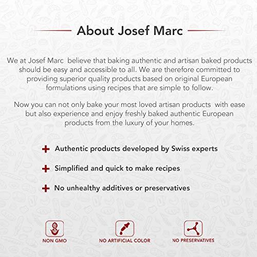 JOSEF MARC Fudgy Brownie Mix, 400g - Egg Free Brownie Mix, chocolate brownie premix, Non GMO l No Artificial added l Formulated In Switzerland