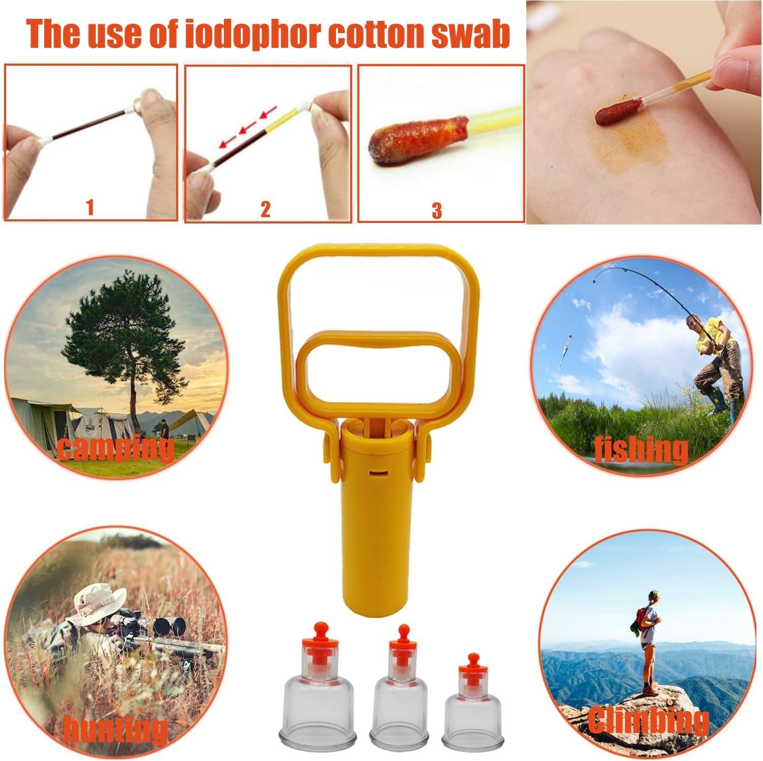 Yancorp Venom Extractor Suction Pump kit Insect Bug Bee Sting Snake Bite Kit Survival Kits Emergency First Aid Supplies for Hiking Backpacking Fishing Hunting