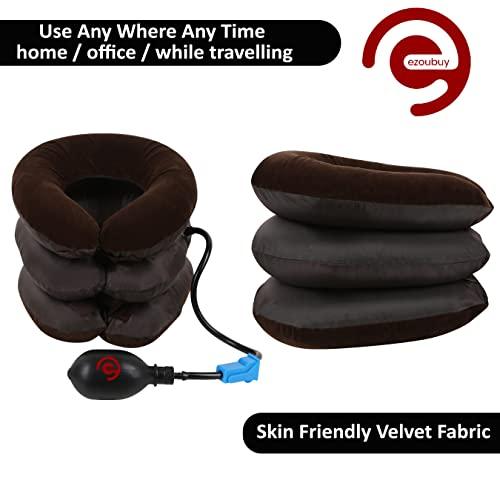 ezoubuy ezoubuy Neck Traction Pillow Three Layers Pneumatic Cervical Spine