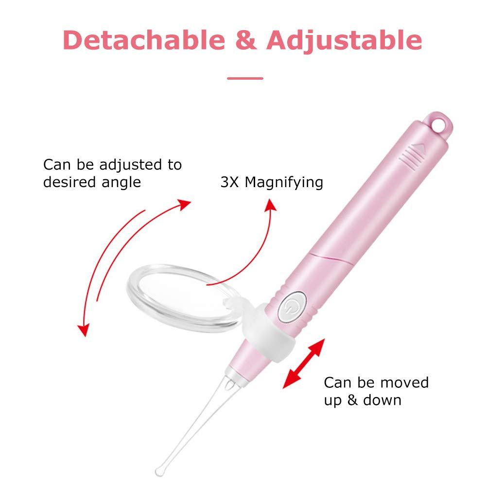 Qnotici Magnifier for Flashlight Earpick Ear Cleaner Earwax Removal Tools Baby Kids Ear Care Accessory Ear Cleaning Tool Portable