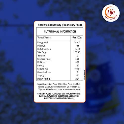 Life Life Gluten Free Oats Chips - Cream & Onion (Pack of 3) Each-100g - Healthy Munch Anytime Snack