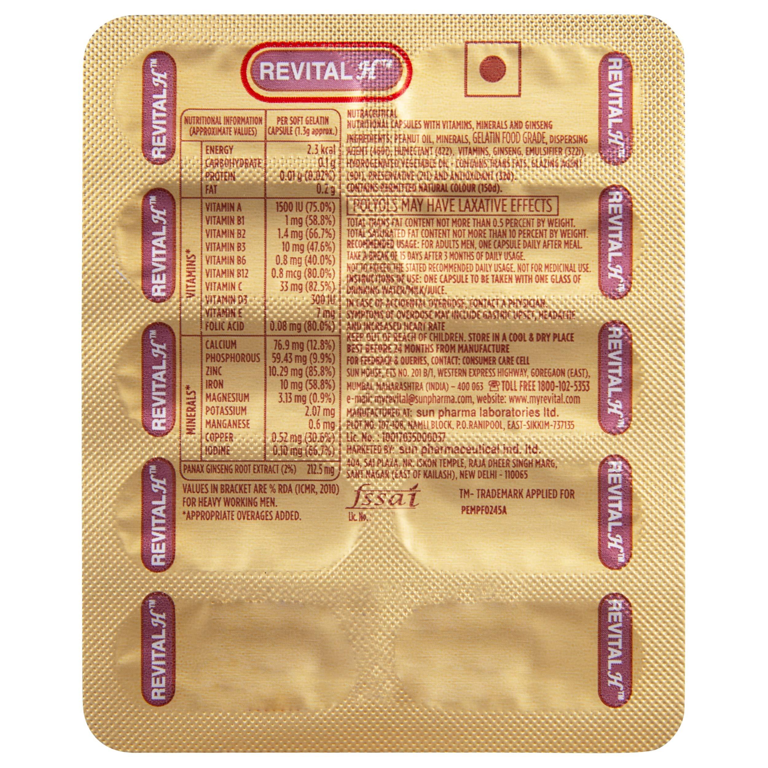 Revital H Revital H - Blister Pack of 10 Capsules
