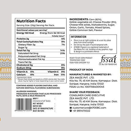 4700BC 4700BC Hawaiian BBQ Cheese Popcorn, Tin, 150g