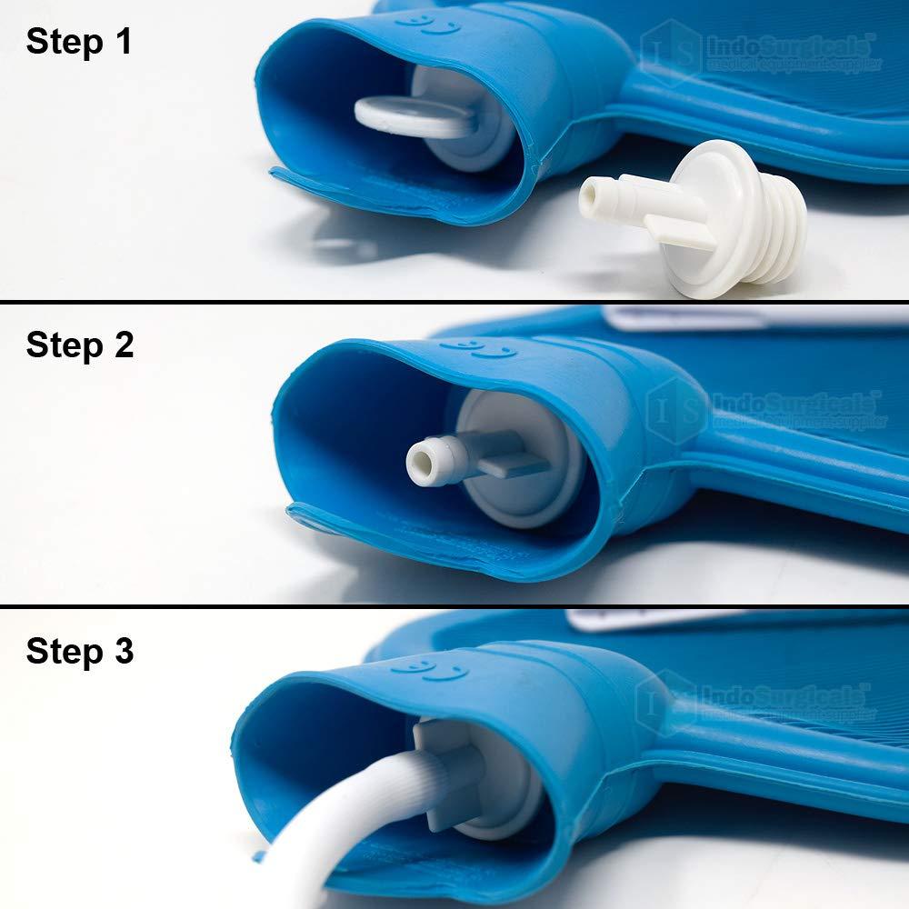 IS IndoSurgicals IS IndoSurgicals Rubber Enema Kit Cum Hot Water Bottle for Home Use