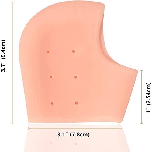 Nav Wings Heel Pain Relief Products For Women Anti Crack Silicon Gel Heel And Foot Protector Moisturizing Socks for Foot Care, leg pain relief products And Heel Pad for Men And Women BY VIVNITS