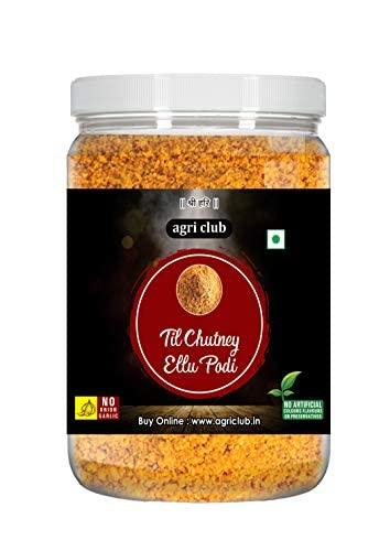 AGRI CLUB Til Chutney Powder 400gm (Pack of 2) Each 200gm | Instant Ready Mix Chutney | Agri Club