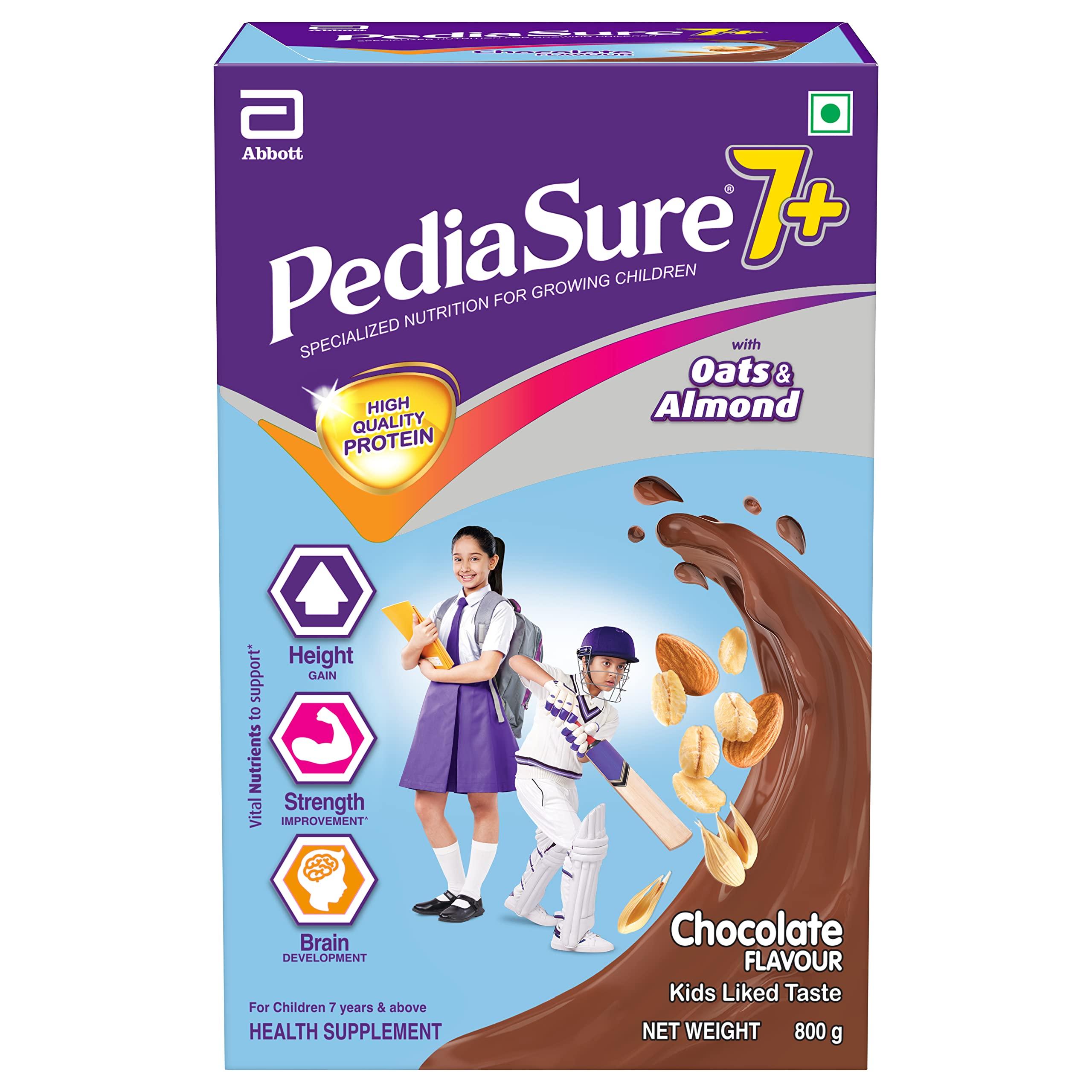 Pediasure Pediasure 7+ Specialized Nutrition Drink Powder for Growing Children Chocolate Flavour 800 gm