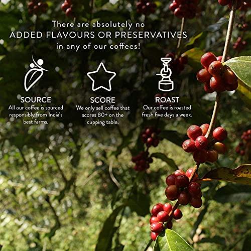 Blue Tokai Coffee Roasters Blue Tokai Coffee Roasters Sandalwood Estate - Medium Dark Roast (Turkish Grind) 250g | Made With 100% Specialty Grade Arabica Freshly Roasted Ground Coffee, Bag