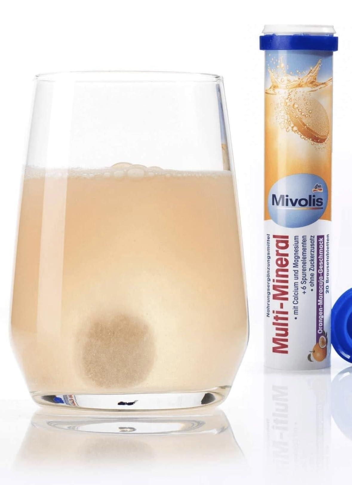 Generic Mivolis Multi Mineral Effervescent Tablets | Product of Germany - 20 Tablets 82g