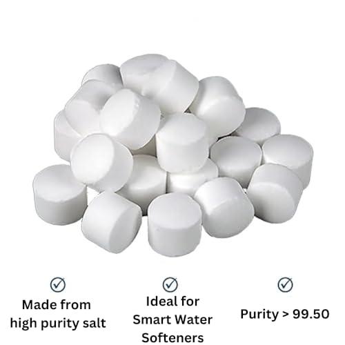 Visionmax Enterprises Water Softener Salt Tablets For All type of Water Softener Water Purification Tablets or Pellet for Water Softener Regeneration For Home & Office (25 kg)