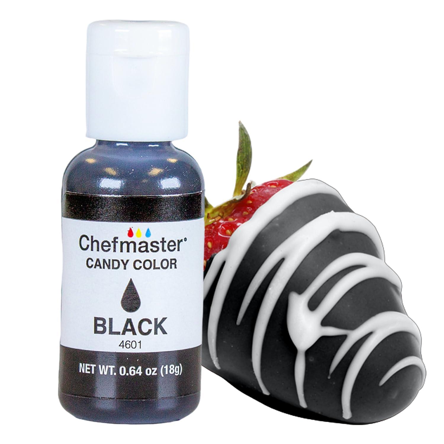 Chefmaster Chefmaster Liquid Candy Color, Black, 20 g