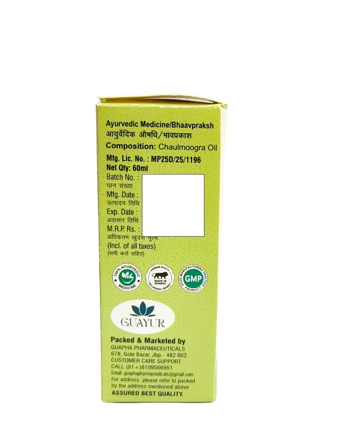 Generic Chalmogra Oil : 100 mL, Pack of 4