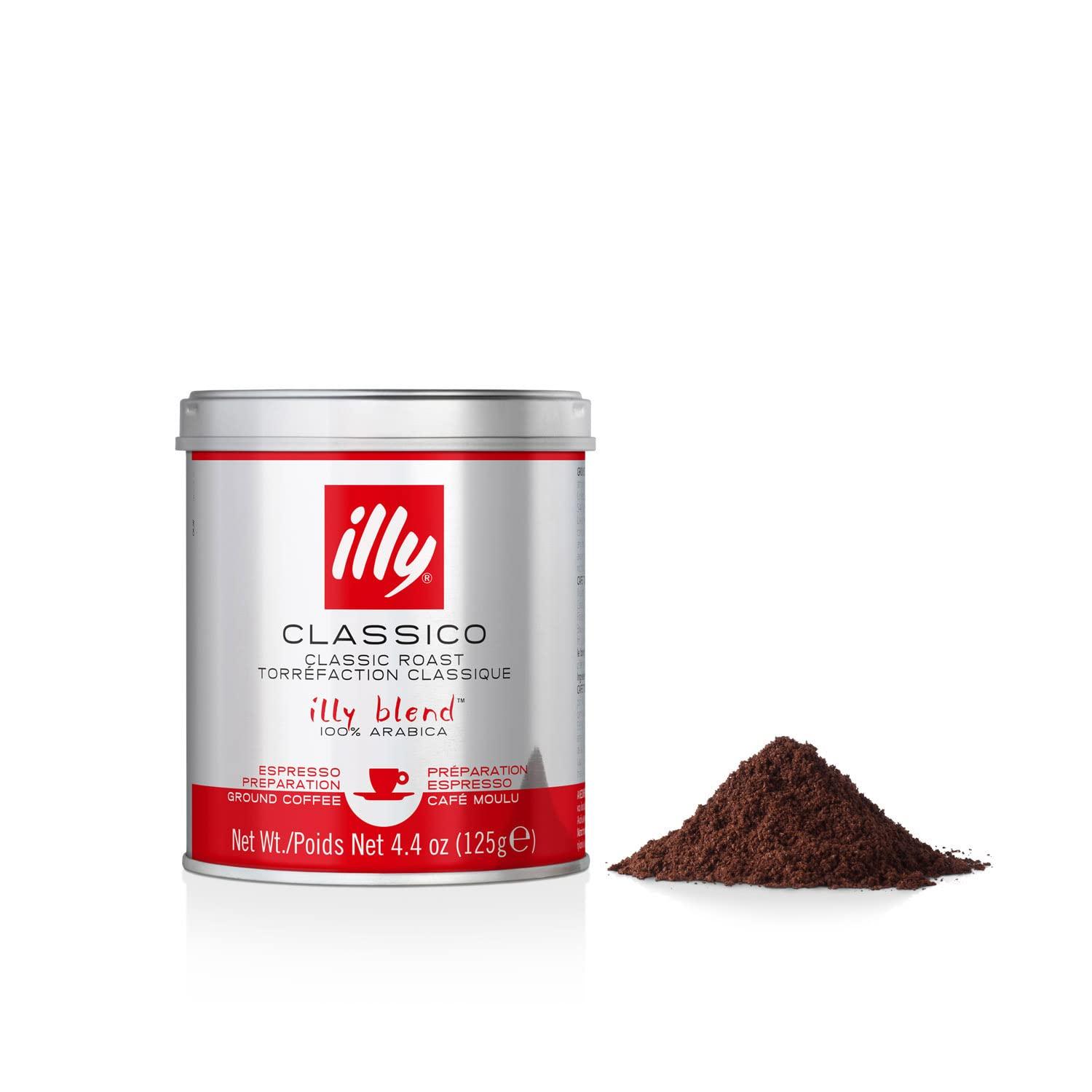 Illy Illy Ground Espresso Coffee 4.4 Oz Medium Roast