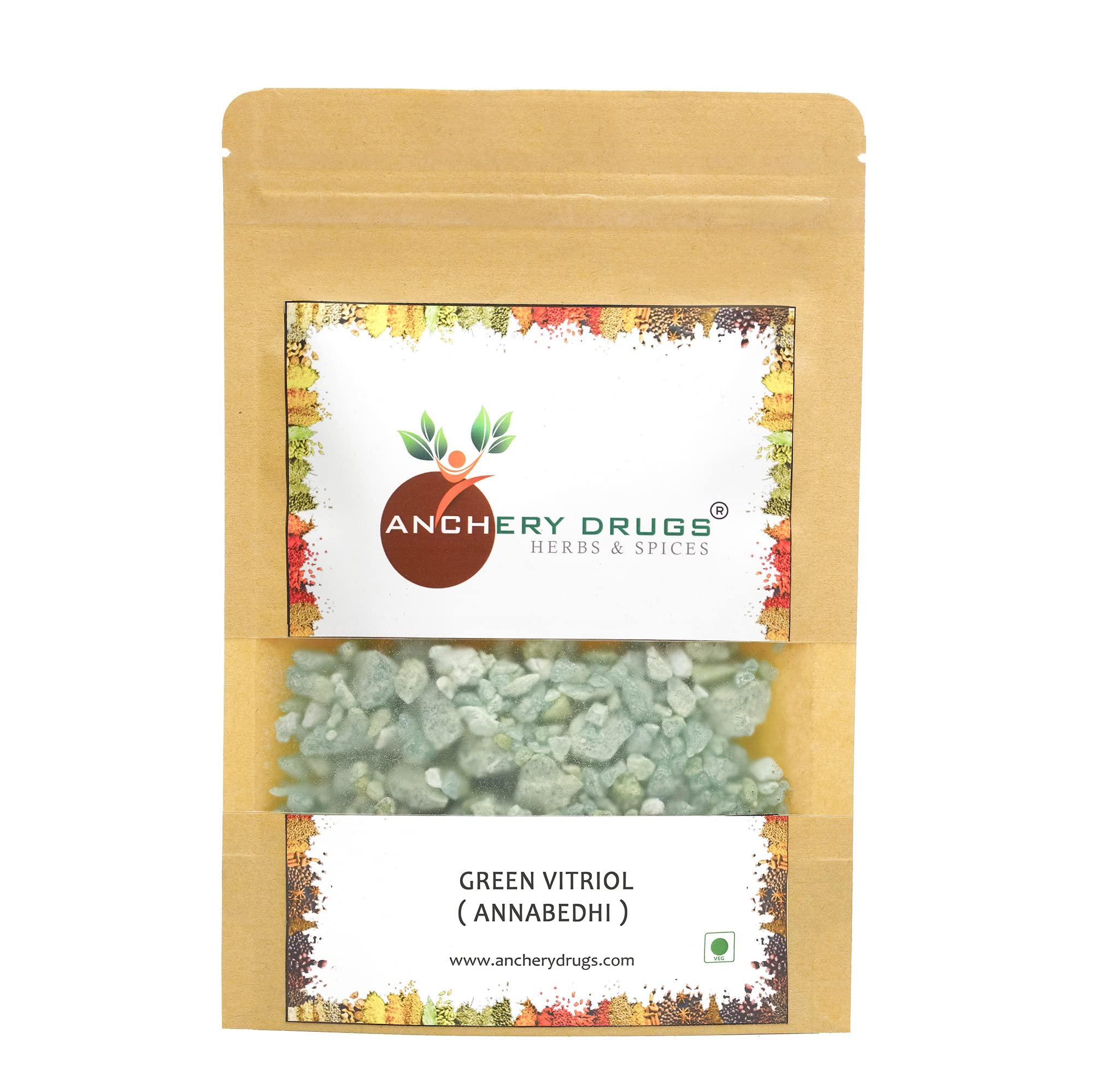 ANCHERY DRUGS ANCHERY DRUGS Annabedi, Kasheesh Hara, Kasis, Hirakasis, Green Vitriol, Iron vitriol, Ferrous Sulfate, Iron(II) sulfate, Sulphate (100 gms)