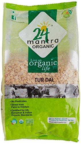24 Mantra Organic 24 Mantra Organic Dal - Tur, 500g Pouch