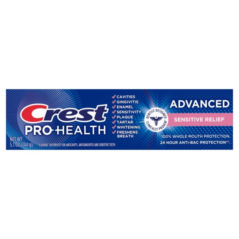 Crest Crest Pro-Health Advanced Active Strengthening Toothpaste, 5.1 Oz Tube - Tartar, Antigingivitis, Freshening, Whitening, Strengthening, Plaque, Gingivitis