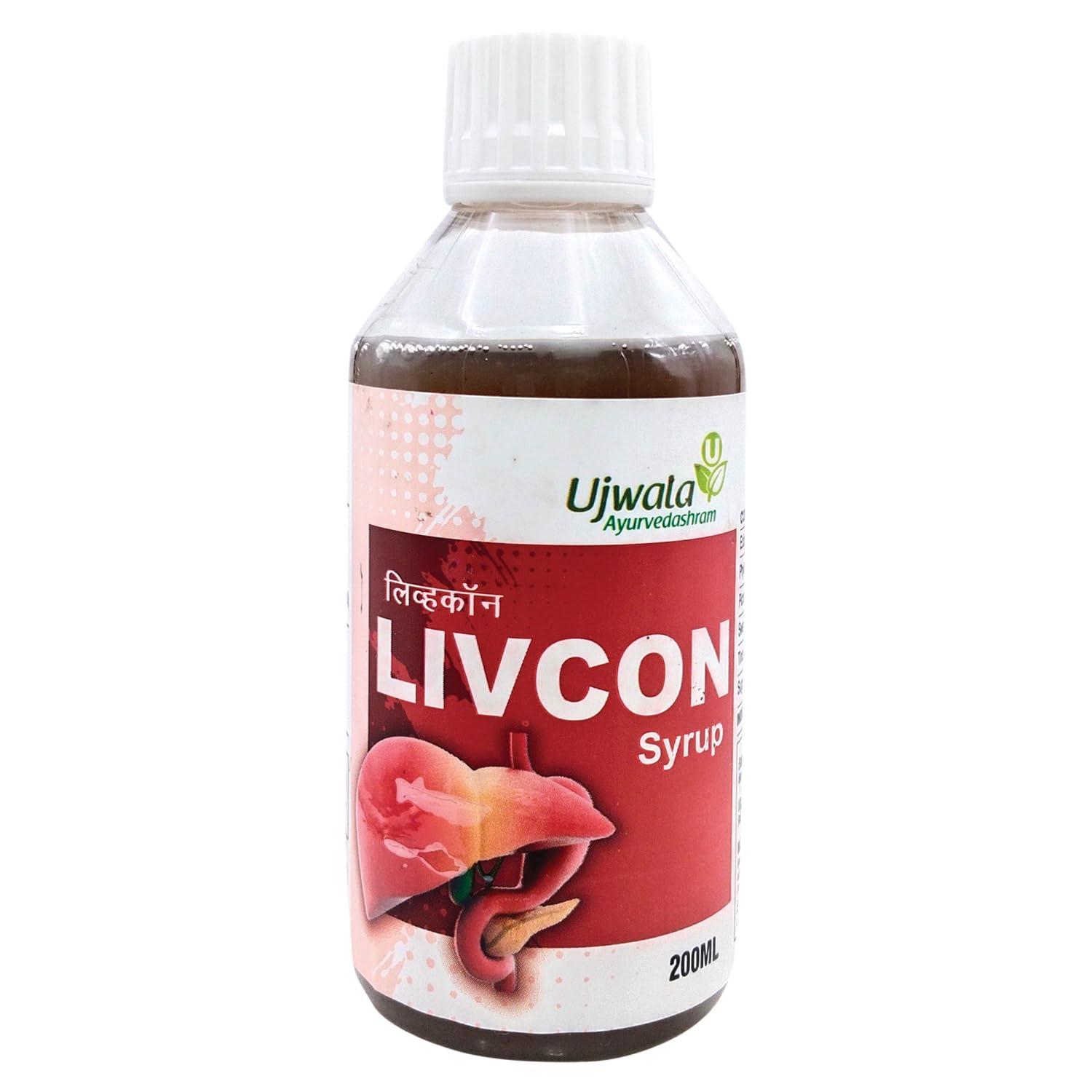 Ujwala Ayurvedashram Ujwala Ayurvedashram Livcon Syrup - 200Ml (Health & Weight Gain Syrup)