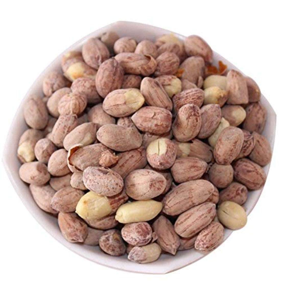 Grocery House Grocery House Roasted Salted Peanuts Seeds (Bharuch Gujrat Special) Mungfali Dana Namkeen Spicy Chakna (pack of 200 gram)