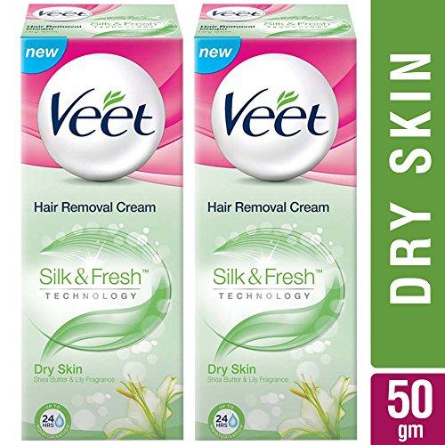 Veet Veet-Hair-Removal-Cream-for-Dry-Skin - 25 g (Pack of 2)