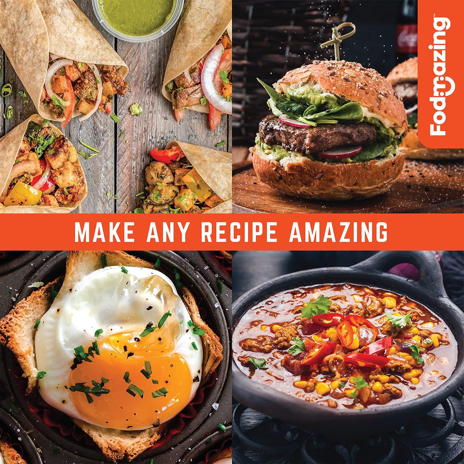 Fodmazing Fodmazing, Low Fodmap Spice Mix, Chili Spice Mix, No Onion, No Garlic, IBS Friendly, Non GMO, Gluten Free, Great for Food and Snacks (16 Servings)