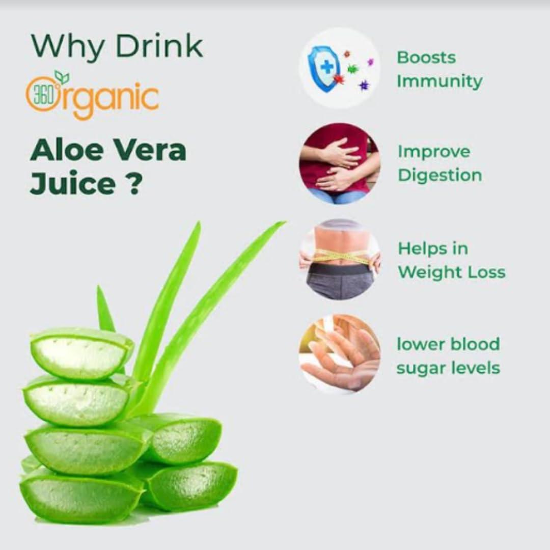 Improva Herbal Products 360 DEGREEORGANIC Ash Gourd Juice(Safed Petha Juice) Combo Pack of 2-500 Ml Each