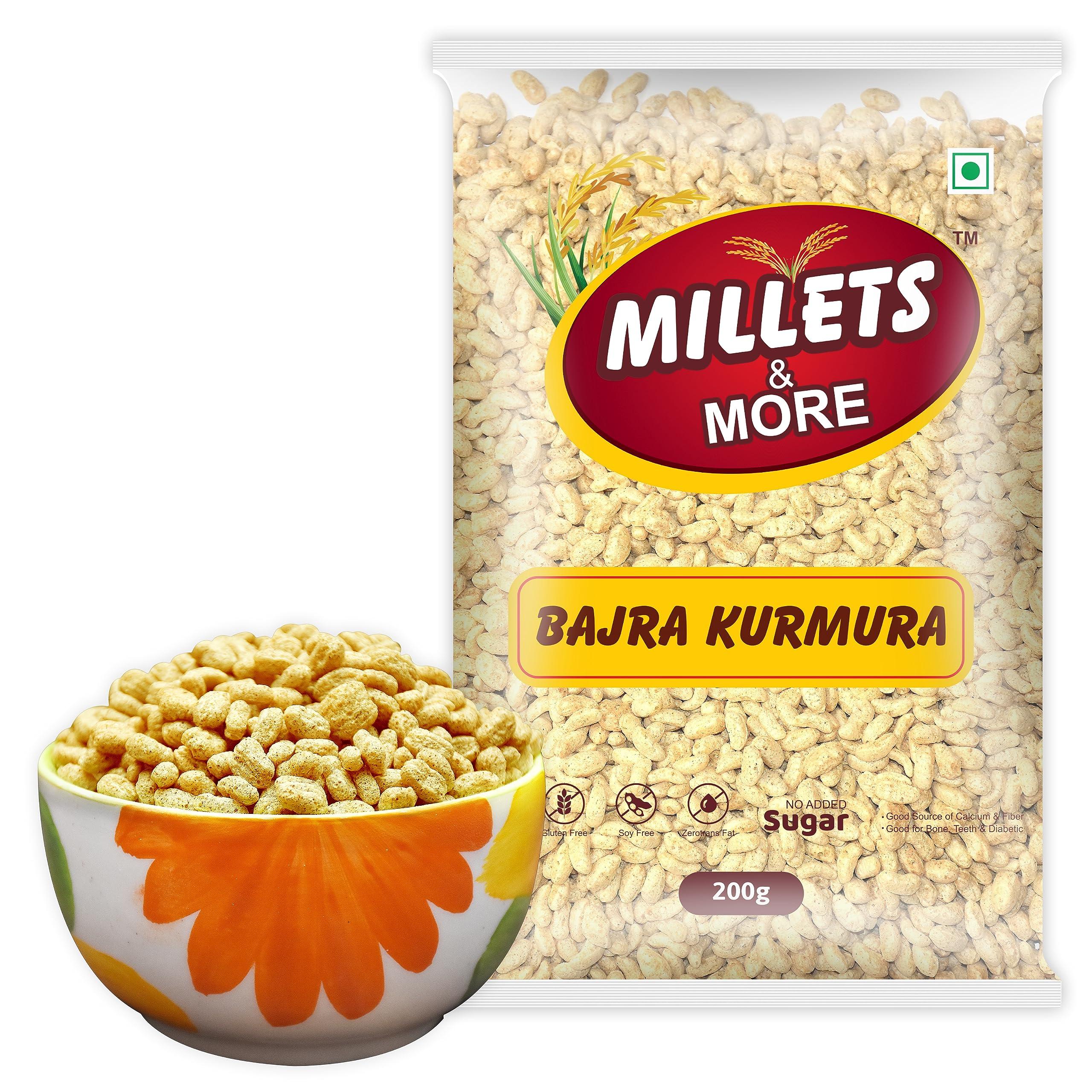 MILLETS & MORE MILLETS & MORE BAJRA KURMURA 200G PP
