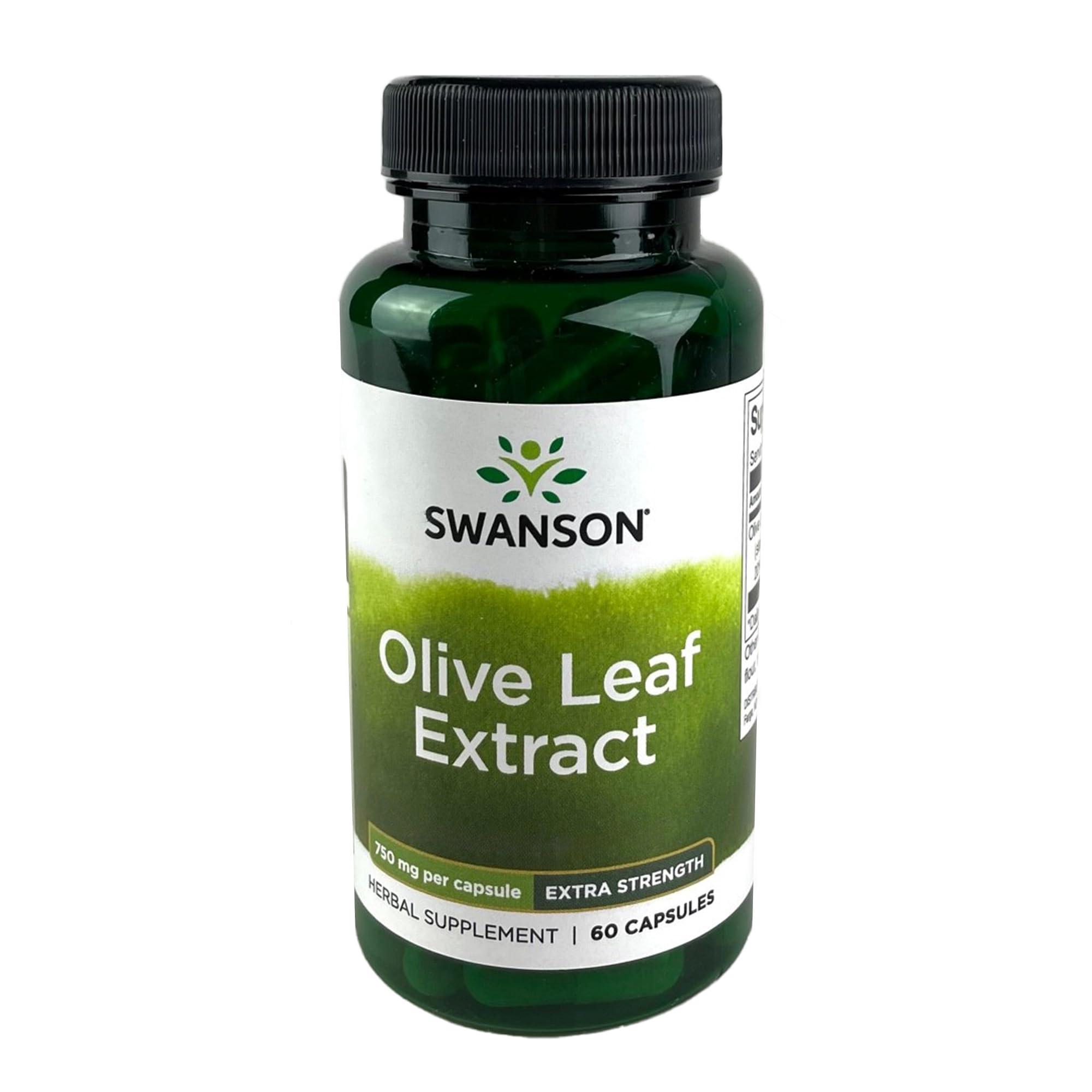 Swanson Superior Herbs Swanson Super Strength Olive Leaf Extract (750 mg, 60 Caps)