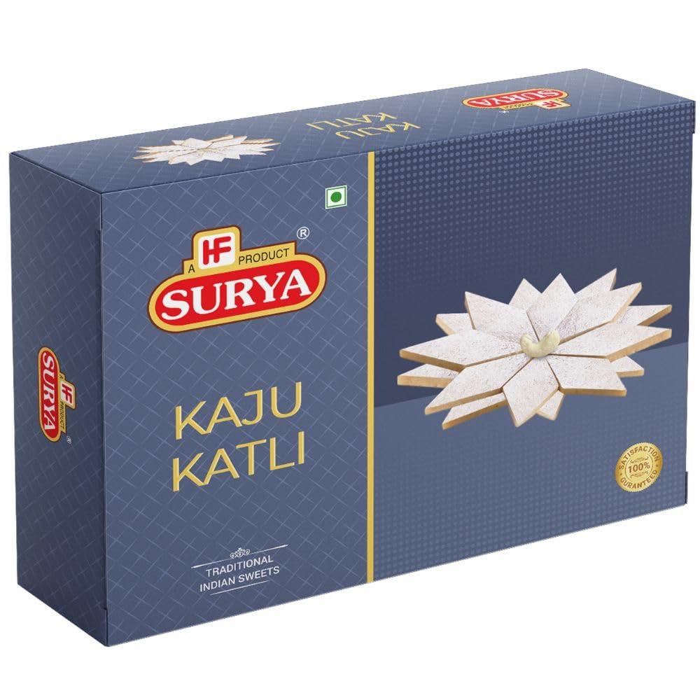 HF, SURYA SURYA 200gm KAJU KATLI | KAJU BARFI | PREMIUM INDIAN SWEET