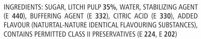 Manama Manama Litchi Crush | Fruit Topping for Ice Creams, Cakes, Pastries and Shakes 750ml Bottle