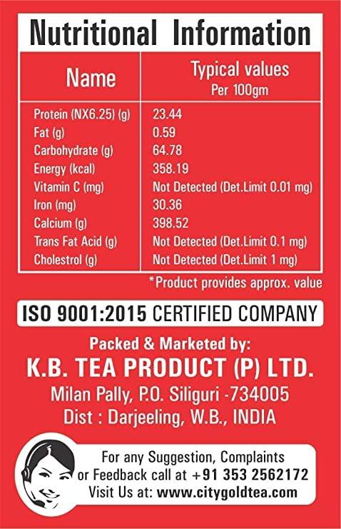 CITY GOLD City Gold Tea Premium Tea 250 Grams - 1kg | (250gm X 4 Packet Tea ) Best Assam CTC Tea 250 gm Premium Leaf Tea 1 KG | Refreshing Aroma CTC chai Premium Chai Patti 250 g CTC Black Tea