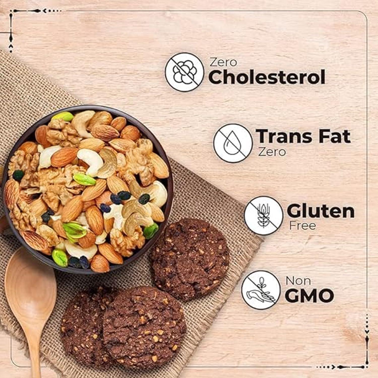 Nut O Nut Nut O Nut Healthy Mix Dry Fruits (Almond, Cashew, Walnut , Green And Black Raisin, Cranberry, Sunflower Seeds , Pumpkin Seeds) Nuts and Dry Fruits (Jar pack) 700g Power of 9 Dry Fruits Protein Rich Snack