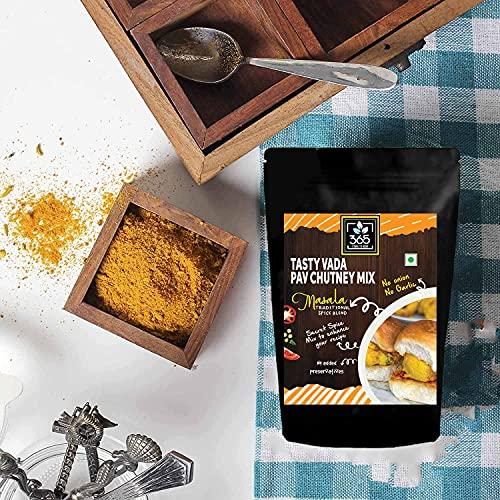 365 STORE TO DOOR 365 STORE TO DOOR Indian Spice – Jain Tasty Vada Pav Chutney Mix Masala, 250 gm. | Homemade Powdered | for Healthy Cooking | Ready to use | All Seasonings Spices | Pure & Hygiene | Spice Mix