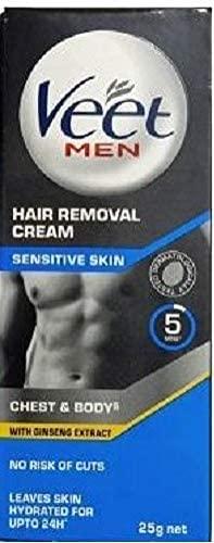 Veet Veet Hair Removal Cream for Men, Sensitive skin, 25g