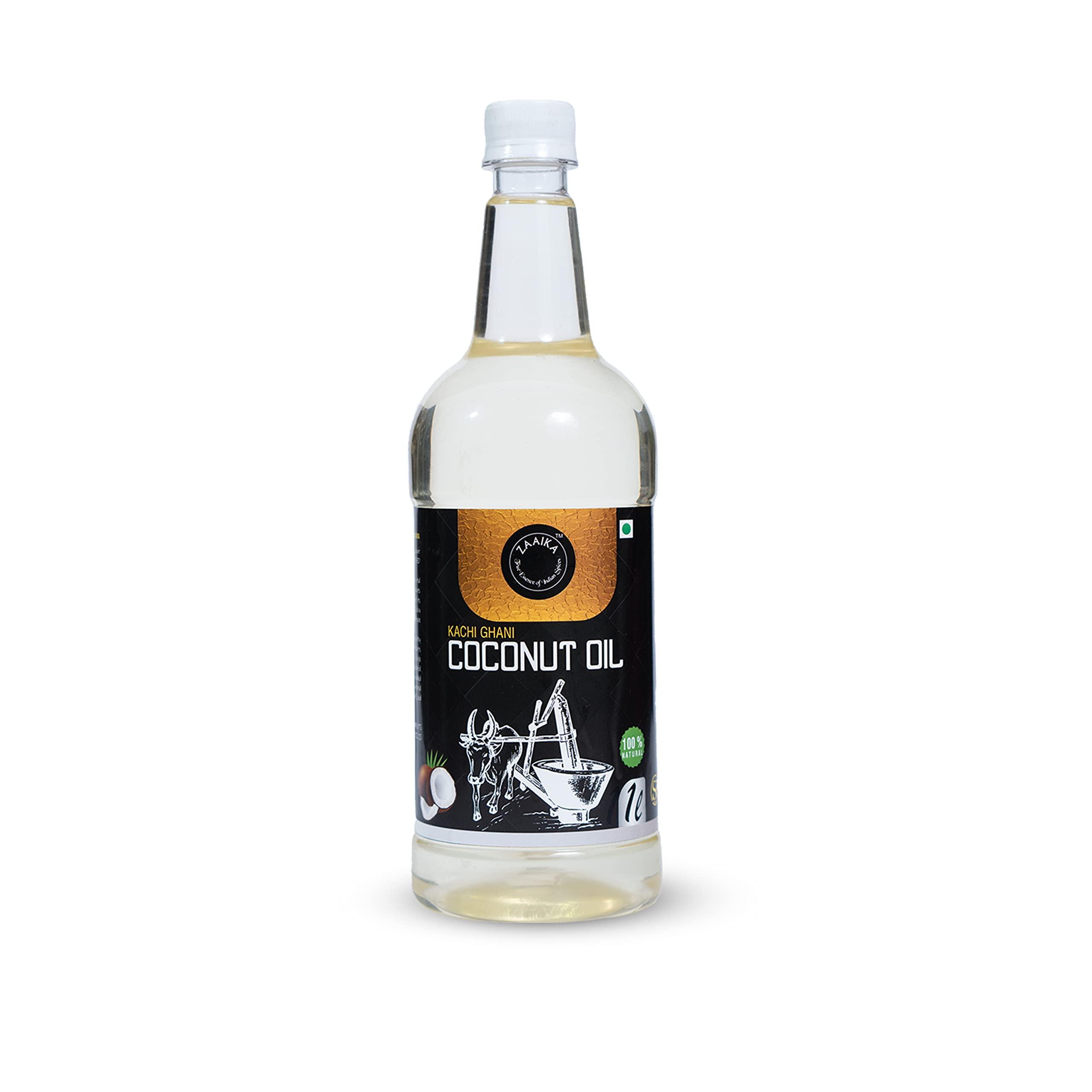 ZAAIKA ZAAIKA Cold Pressed Vergin Coconut Cooking Oil - 1L