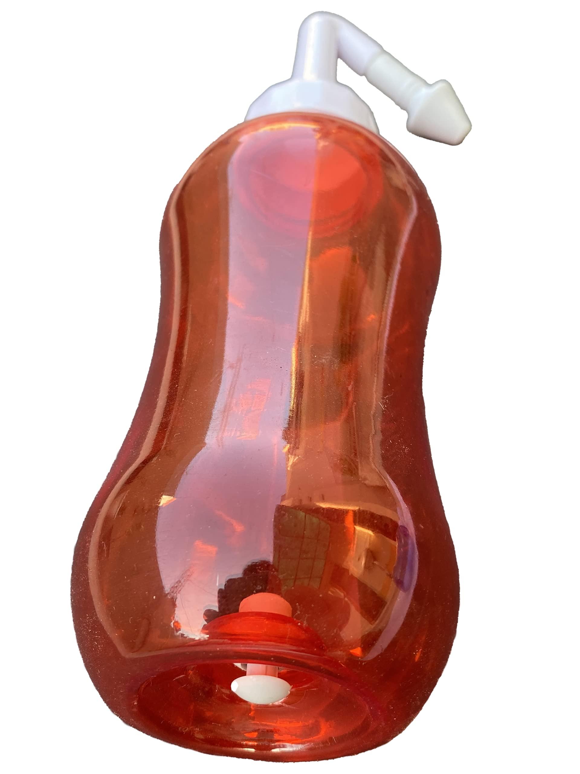 The Yogis The Yogis™ Nasal Wash Jal Neti Bottle (Size - 500ml) Free - 1 rubber Neti+1 Eye Wash Cup [Red]