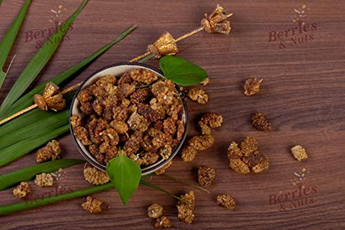 Berries And Nuts Berries And Nuts Naturally Dried Mulberries | Naturally Sweet Dried Mulberry | 480 Grams | 3 Bottles of 160 Grams