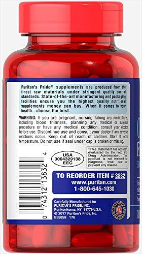 Puritan's Pride Puritan's Pride Omega-3 Fish Oil 1000 mg (300 mg Active Omega-3)-100 Softgels