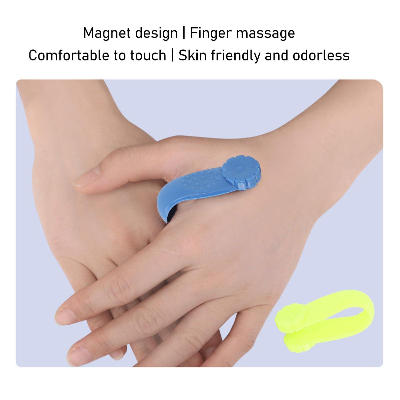 Jaerb Hand Pressure Point Clip, Headache Pressure Point Clip Eliminate Anxiety for Stress Relieving (Blue)