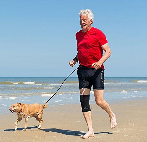 Dr. Arthritis Dr. Arthritis Copper Infused Knee Brace / Compression Sleeve / Support + Doctor Written Handbook (Single), (Black, S)