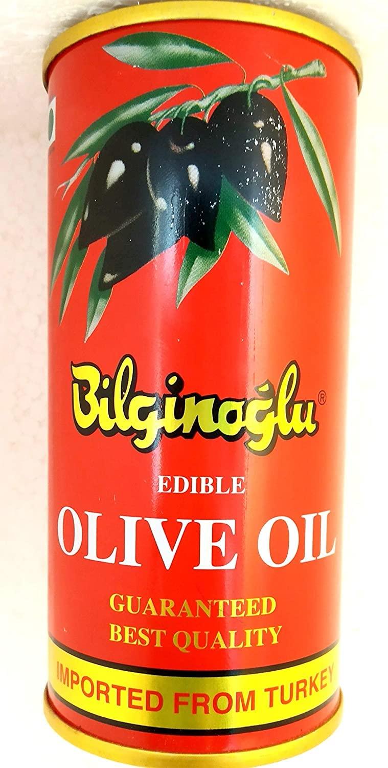 Generic SVS, Bilginoglu Refined Pure Edible Olive Oil | Multi-Purpose: Cooking, Skin Care, Hair Care, Baby Care Etc, | Imported from Turkey | A++ Grade, 100 ml (100ml x 2 Tins)
