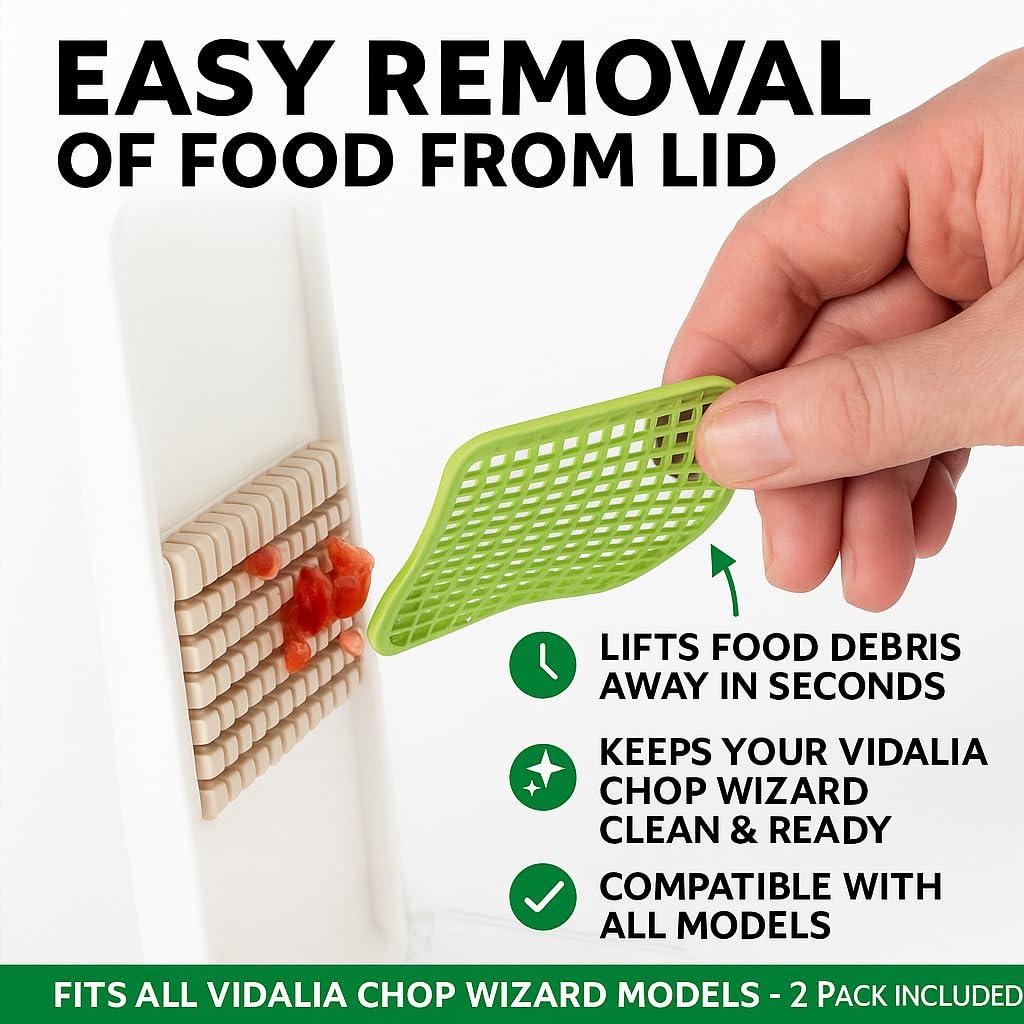 VIDALIA CHOP WIZARD Vidalia Chop Wizard EZ Cleaning Lift Tab - Two Pack
