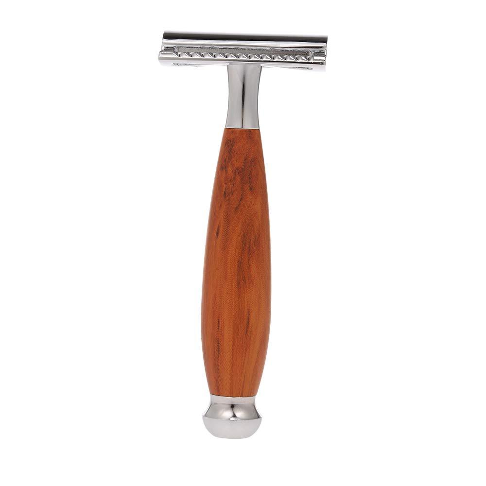 Layfuz Shaving Razor Safety Razor Double Edge Beard Razor Manual Beard/Mustache Removal Shaving Tool Zinc Alloy