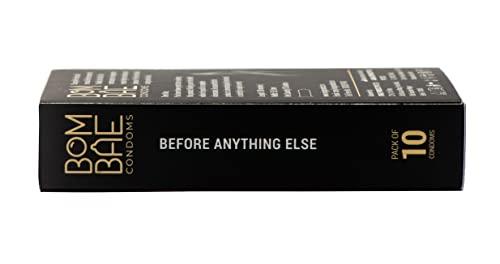 BOMBAE BOMBAE condoms French Vanilla Ultra Thin, Pack of 6 condoms for men family pack flavour Combo Pack of 6 (10 pieces per pack) 60 condom combo pack offer men