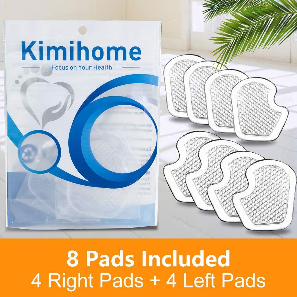Kimihome Kimihome Dancer Pads 8 Count Gel Cushions, Ball of Foot Cushion Protect and Relieve Metatarsal, Sesamoid, Ball of Foot Pain - 4 Pairs