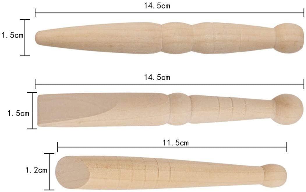 KIYO KIYO Acupressure Jimmy Wooden Reflexology - Set of 3