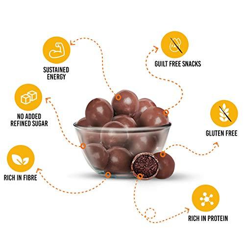 EAT Anytime EAT Anytime Mindful Hazelnut Protein Energy Balls, 30% Whey Protein Snack, Pack of 3-300g (10 Protein Balls x 10g)