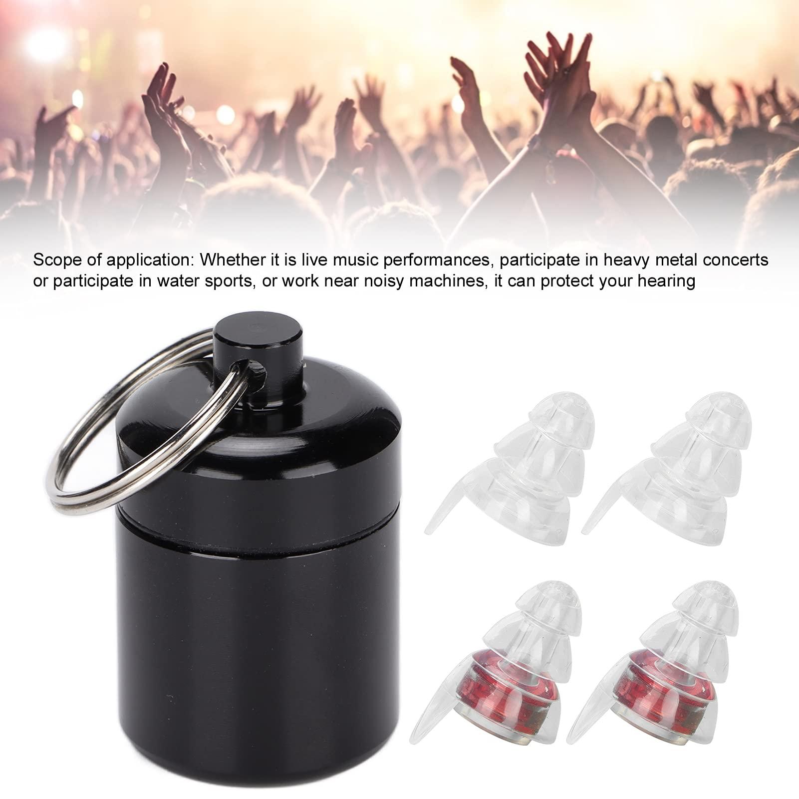 Shanrya Concert Earplugs, Concert Ear Plugs Ear Protection Ear Plug Ear Plugs for Noise Reduction for Concerts for Bands